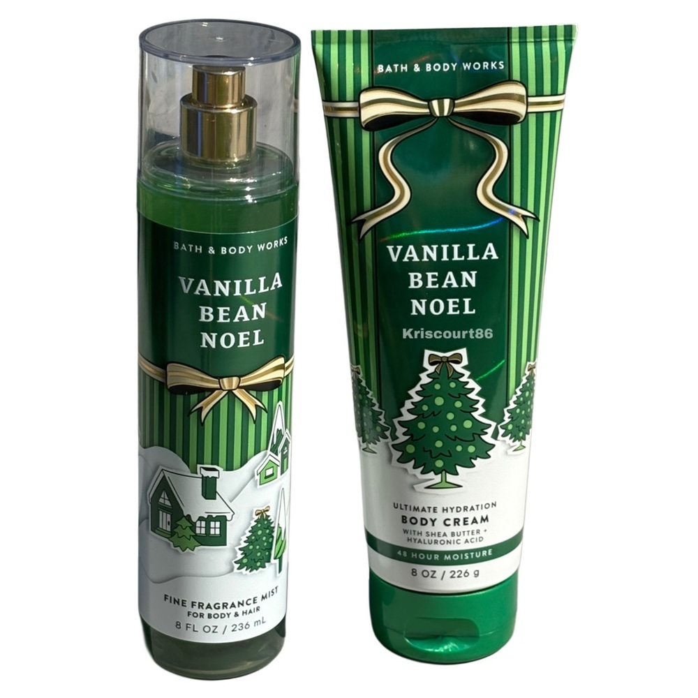 BBW Vanilla Bean Noel 2PC FULL-SIZE SET NEW - Picture 12 of 15